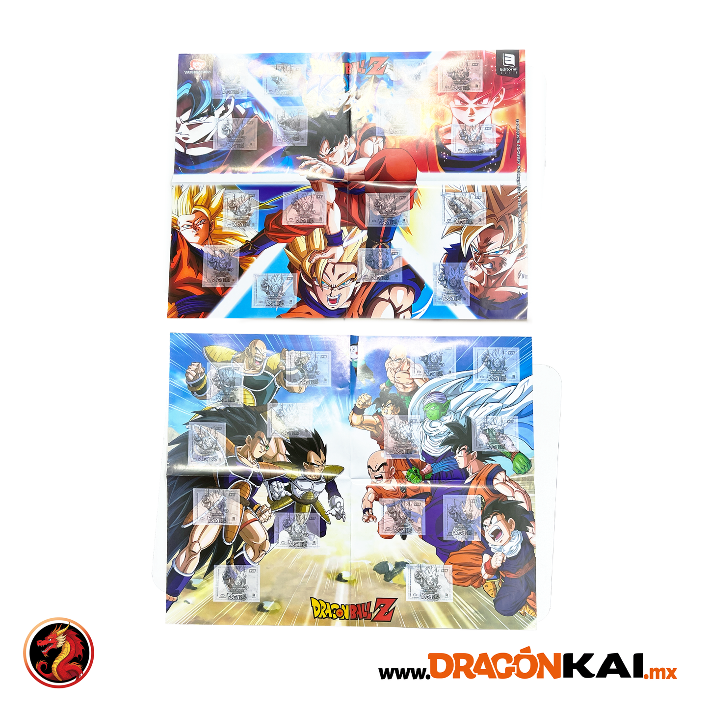 Álbum Pasta Dura Dragon Ball Galaxy: Enciclopedia de personajes + Set completo a pegar