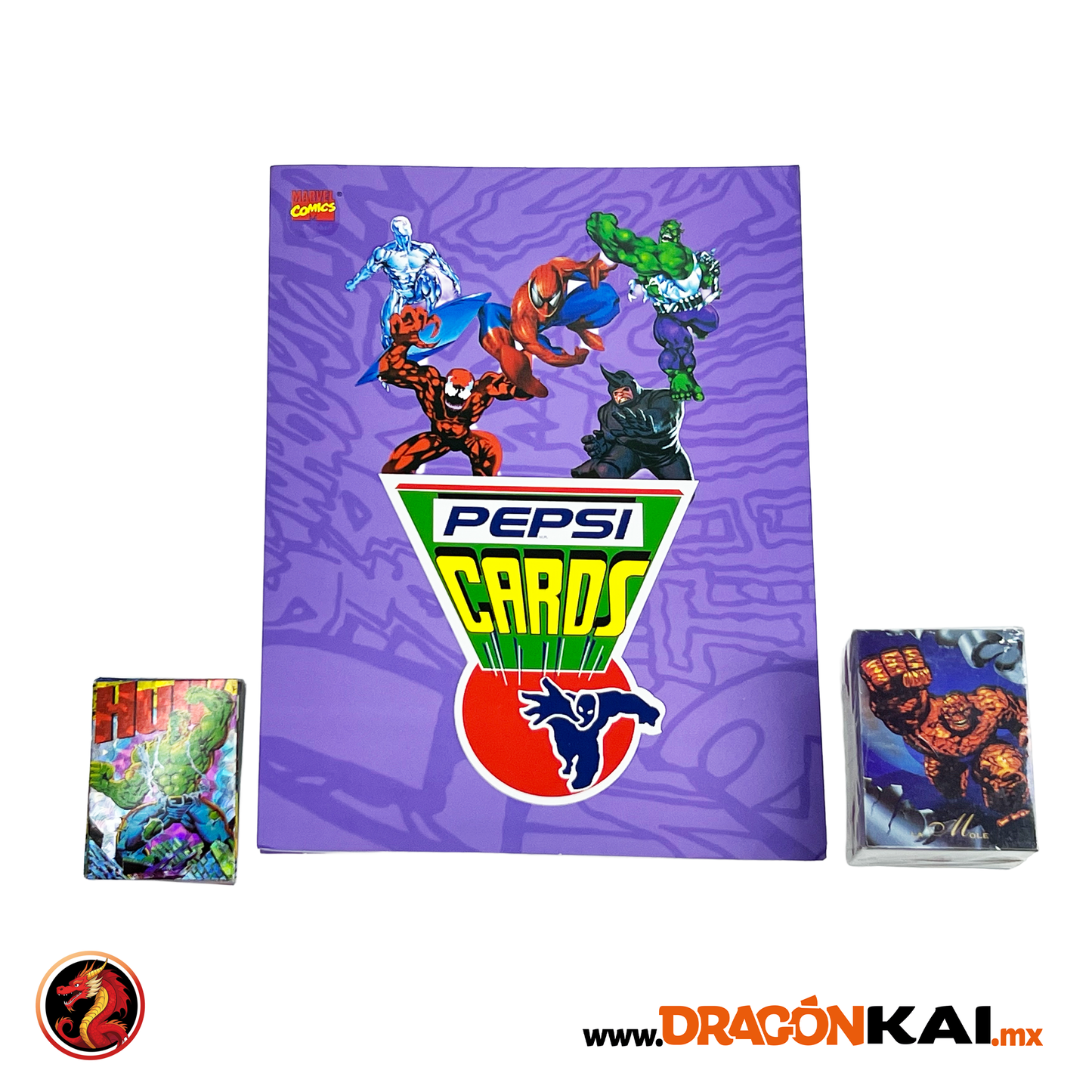 Pepsi Cards Marvel (Re.) | Set completo de tarjetas + coleccionador y micas