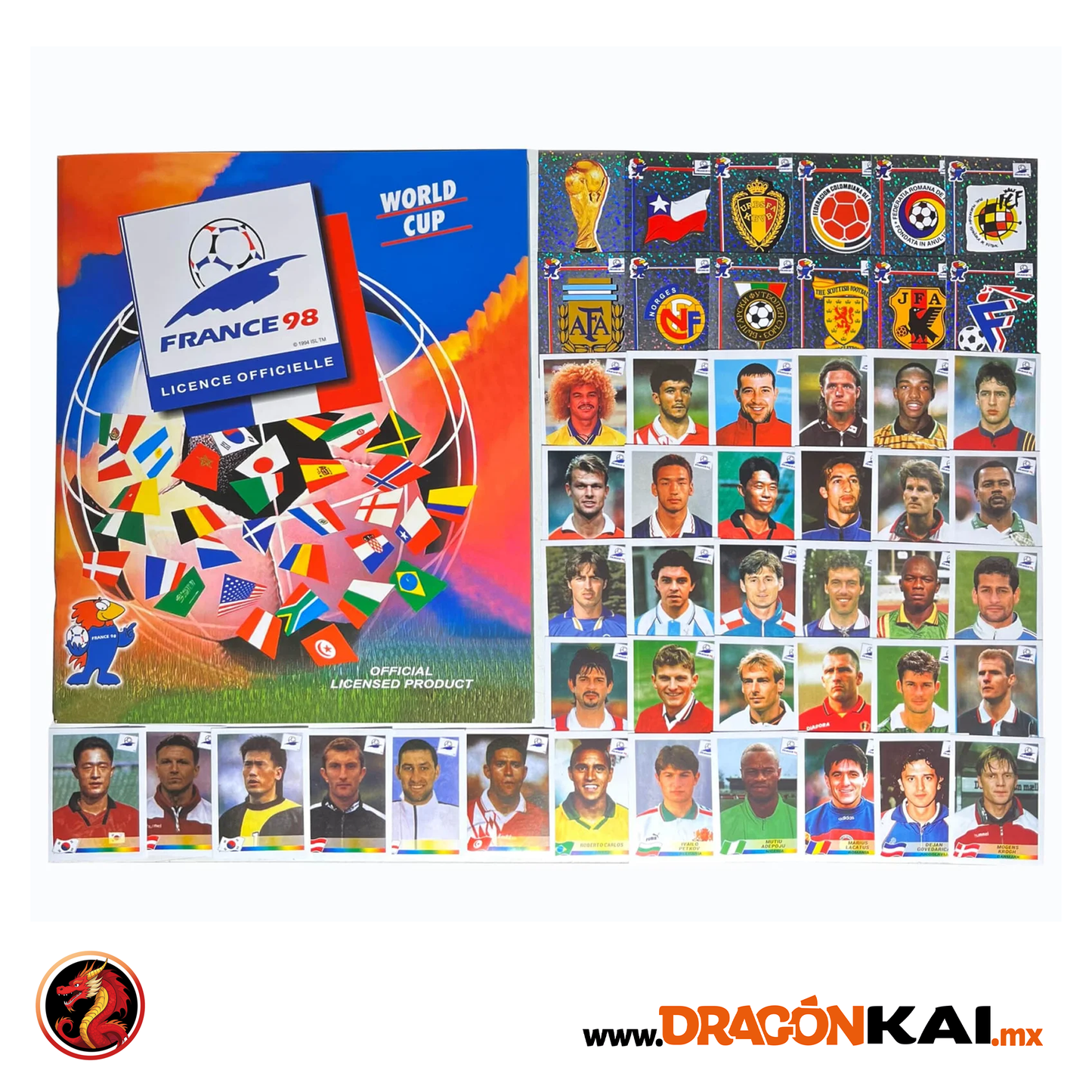 Álbum Copa Mundial Francia 98 + Set completo a pegar