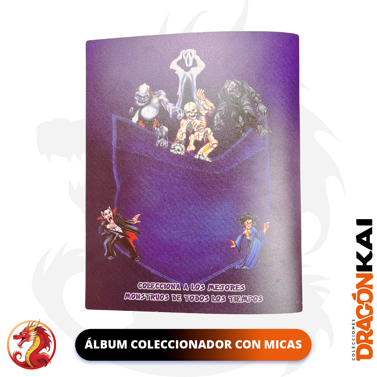 Colección de Tarjetas Monstruos de Bolsillo. Set completo + Álbum coleccionador