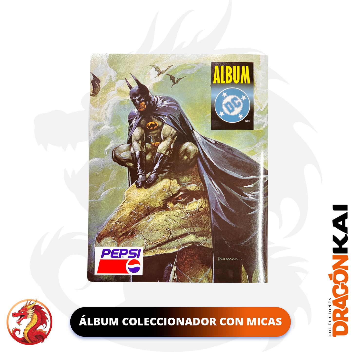 Coleccionador Pepsicards DC + Micas (NO TARJETAS)
