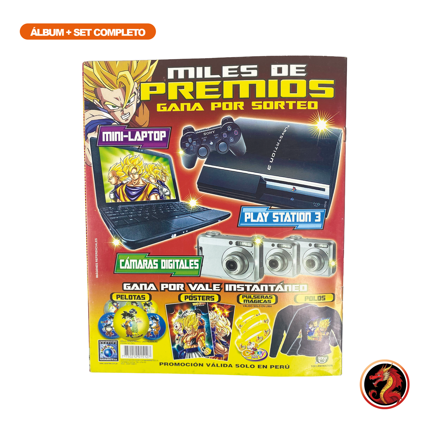 Álbum Dragon Ball: Las Películas – Original Navarrete Perú + Set Completo
