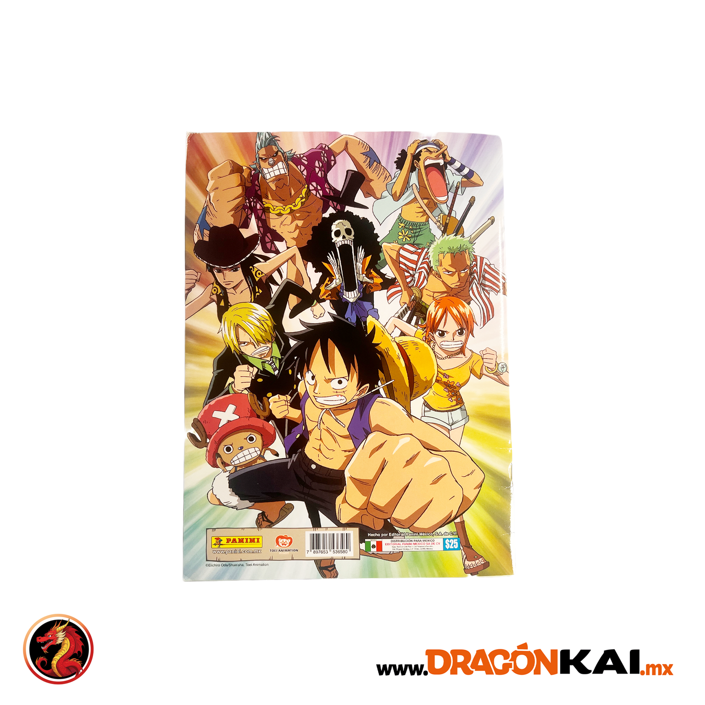 Álbum One Piece 1 (Panini 2021) + Set completo de tarjetas y estampas a pegar