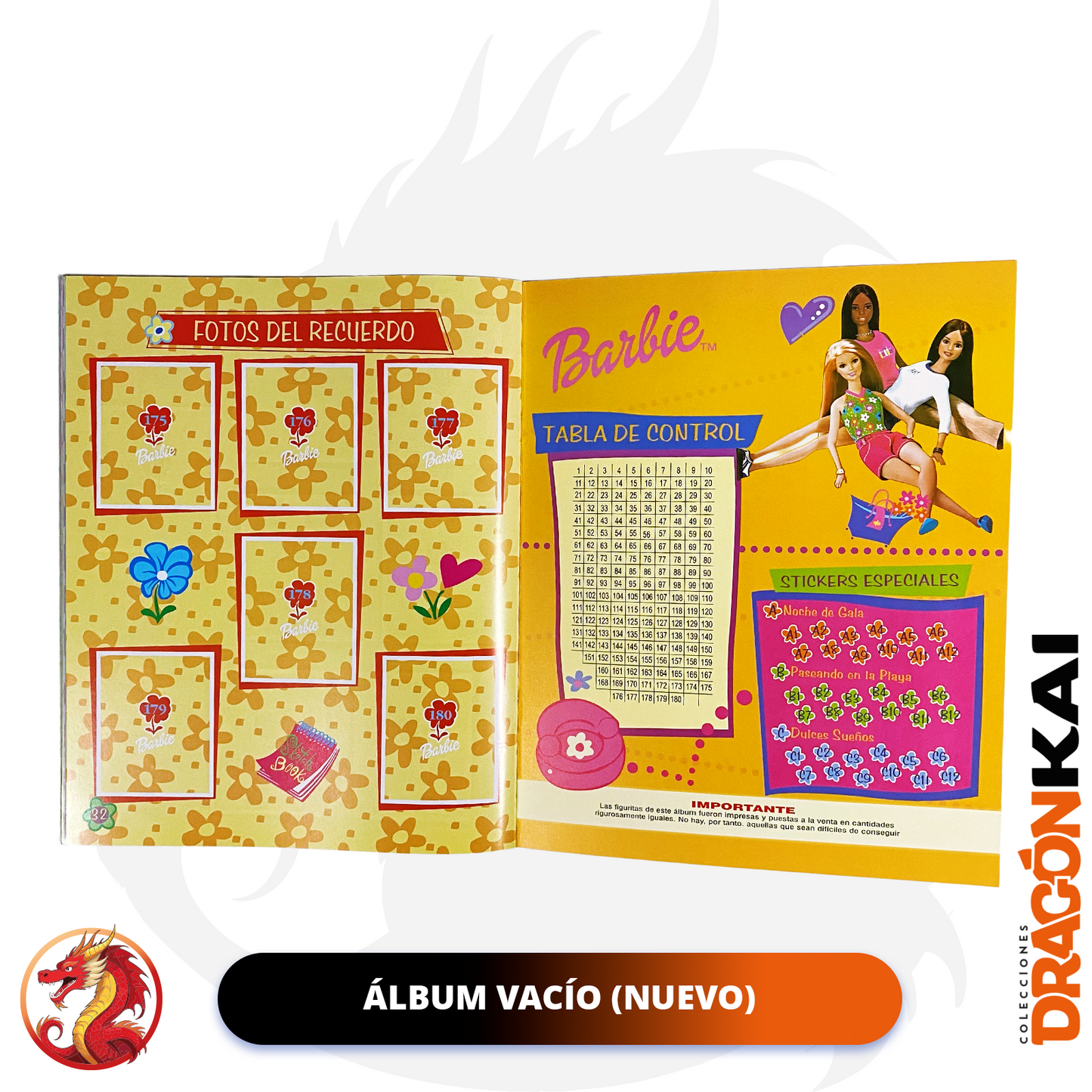 Álbum Barbie Trajes del Mundo (Re. Navarrete) + Set completo a pegar