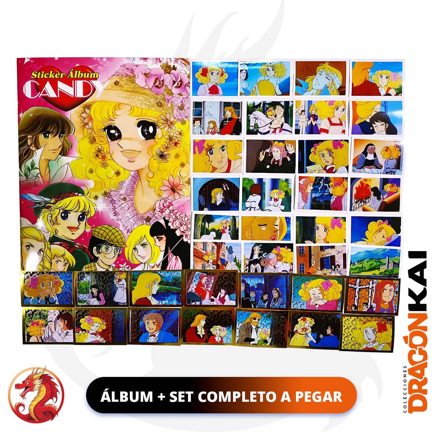 Álbum Candy (Re. Navarrete) + Set completo a pegar