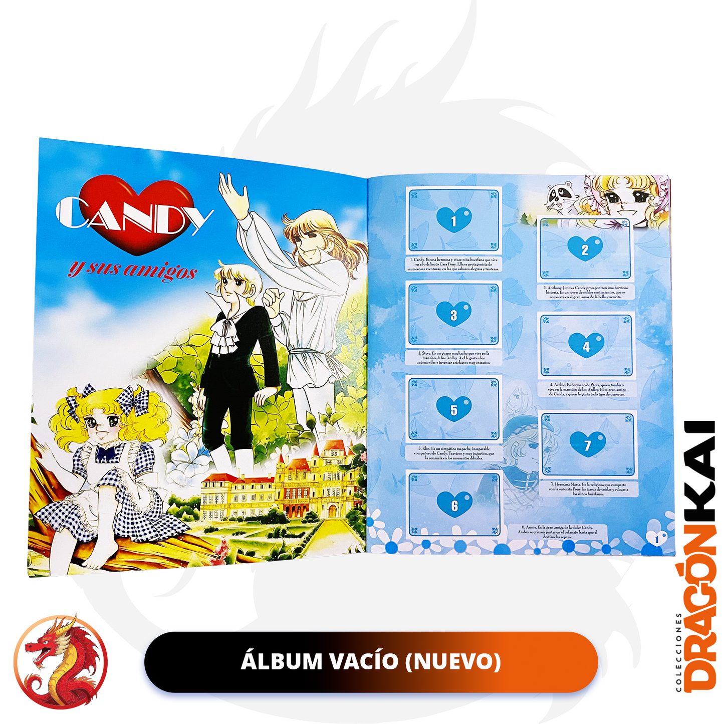 Álbum Candy (Re. Navarrete) + Set completo a pegar
