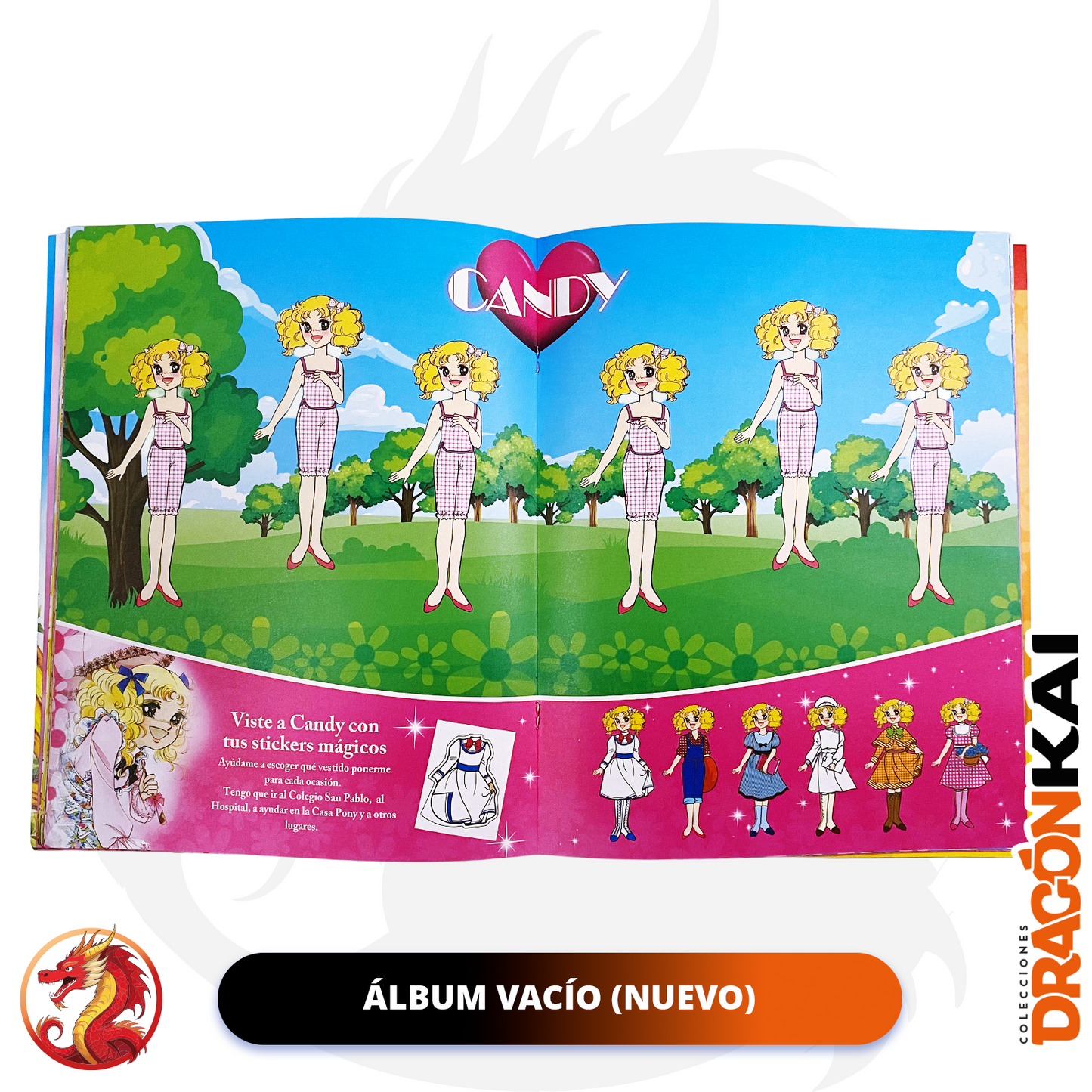 Álbum Candy (Re. Navarrete) + Set completo a pegar