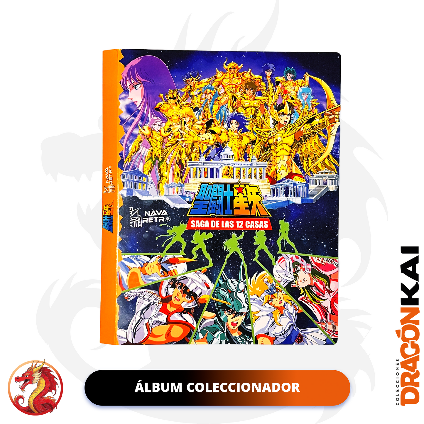 Tarjetas Caballeros del Zodiaco Vol. 3 - Saga de las 12 Casas | Set Completo + Coleccionador