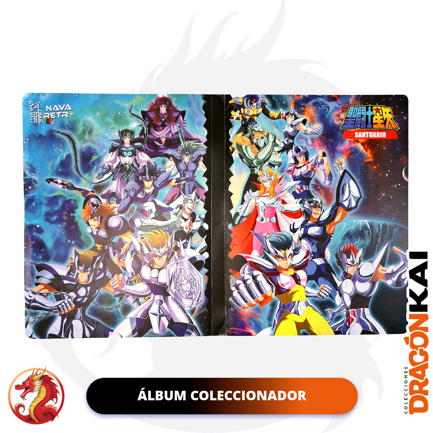 Tarjetas Caballeros del Zodiaco Vol. 2 - Saga del Santuario | Set Completo + Coleccionador
