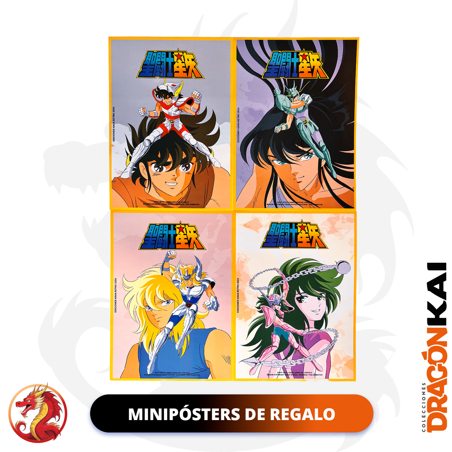 Tarjetas Caballeros del Zodiaco Vol. 2 - Saga del Santuario | Set Completo + Coleccionador