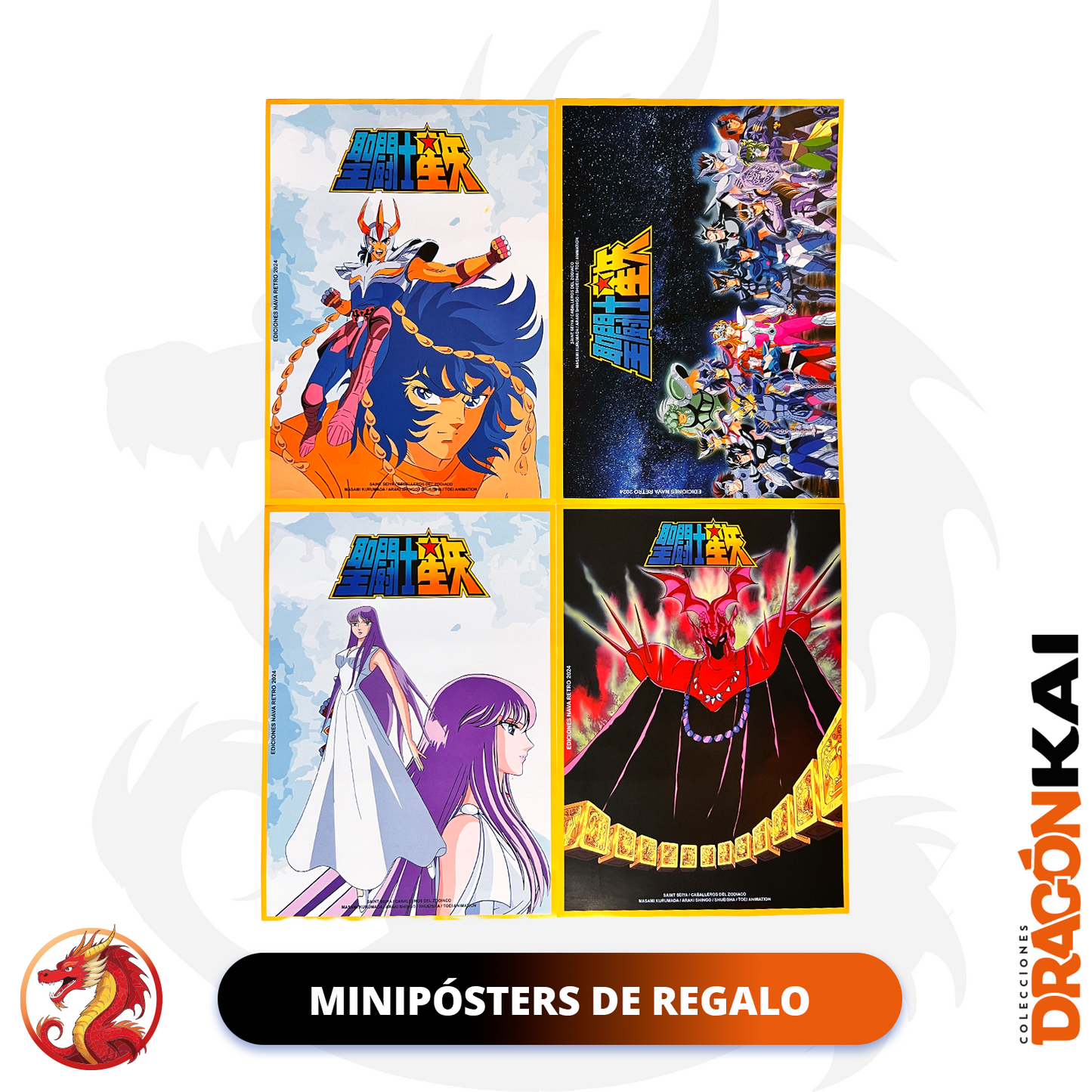 Tarjetas Caballeros del Zodiaco Vol. 2 - Saga del Santuario | Set Completo + Coleccionador