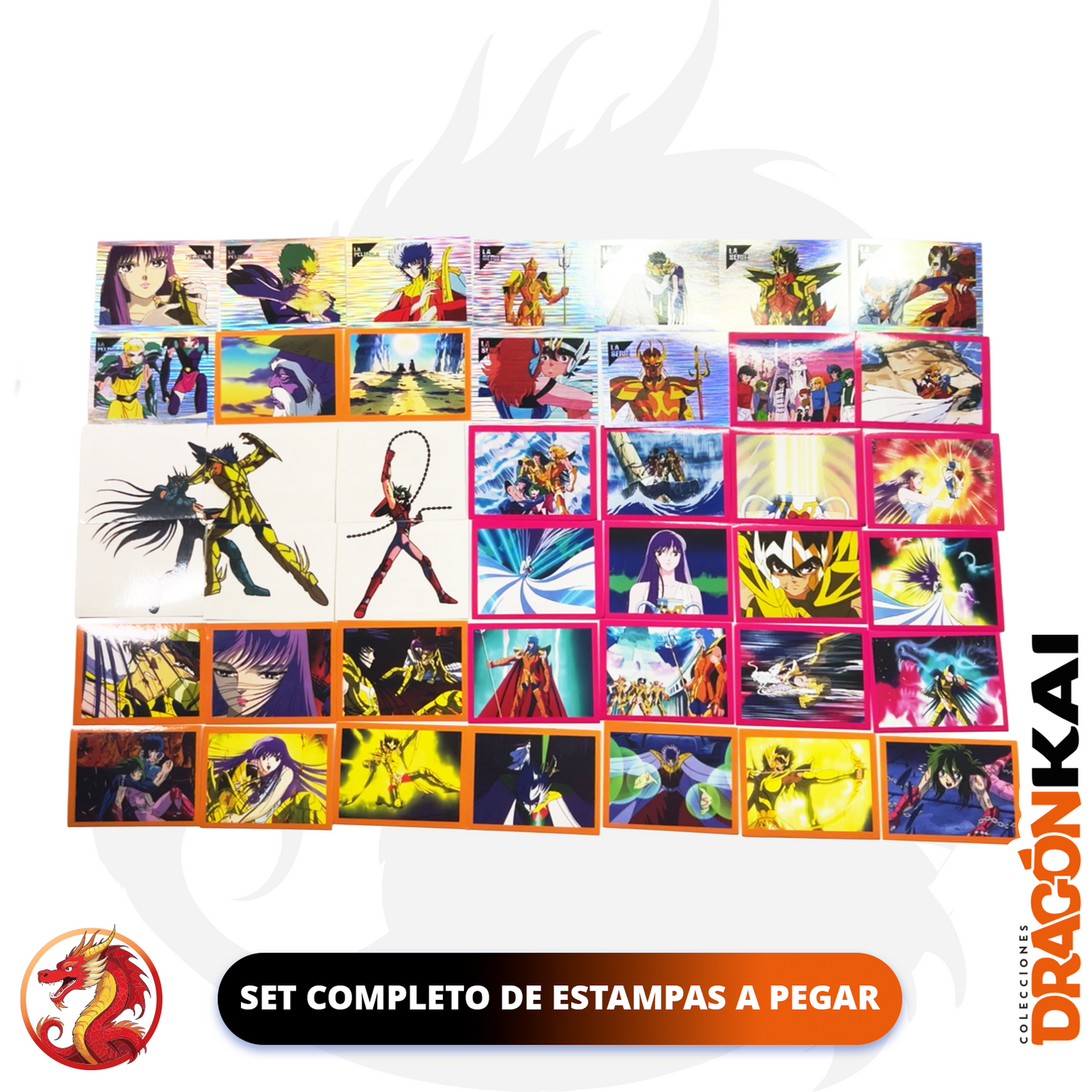 Álbum Caballeros del Zodiaco 3: Saga de Poseidón (Re. Navarrete) + Set completo a pegar