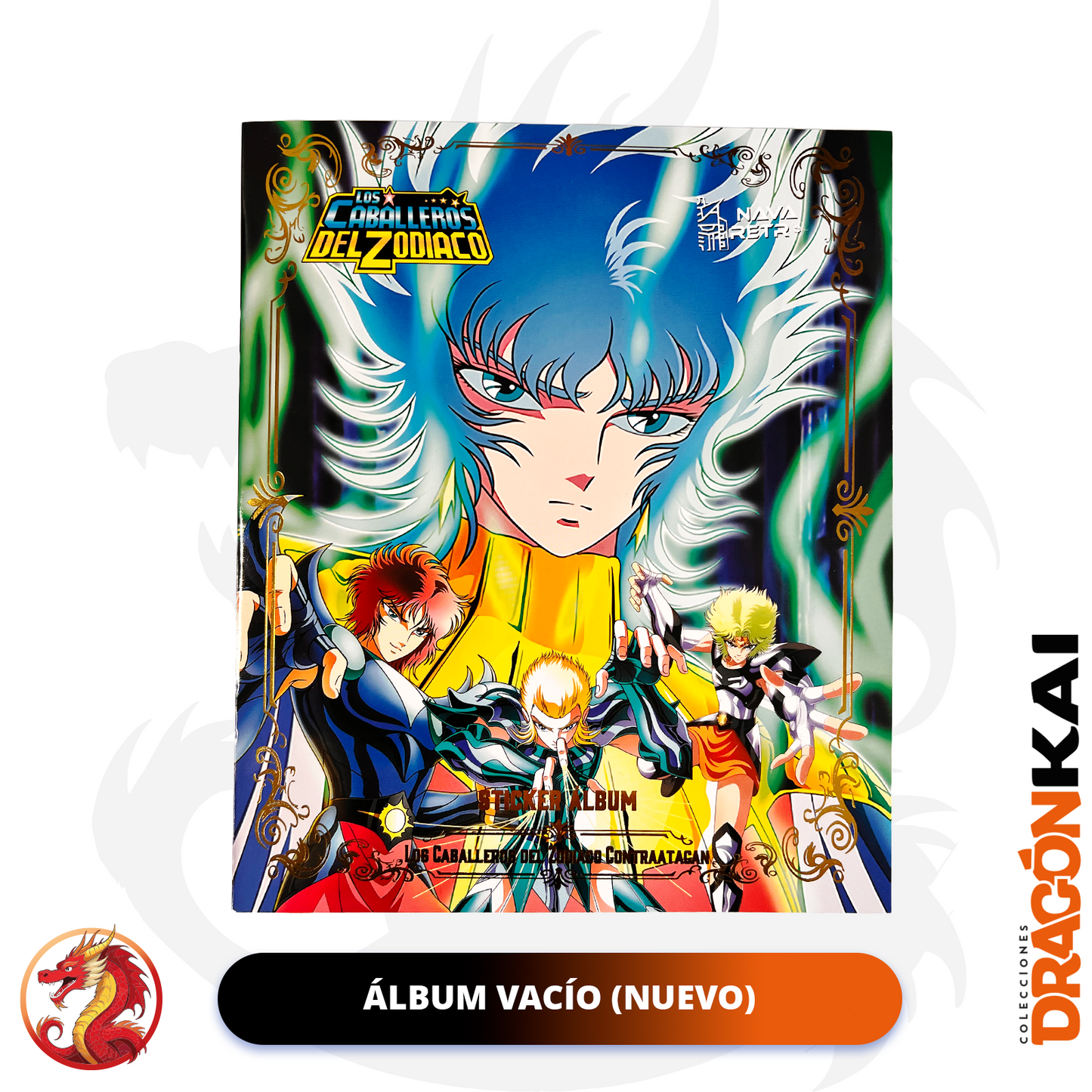 Álbum Los Caballeros del Zodiaco Contraatacan + Set completo a pegar