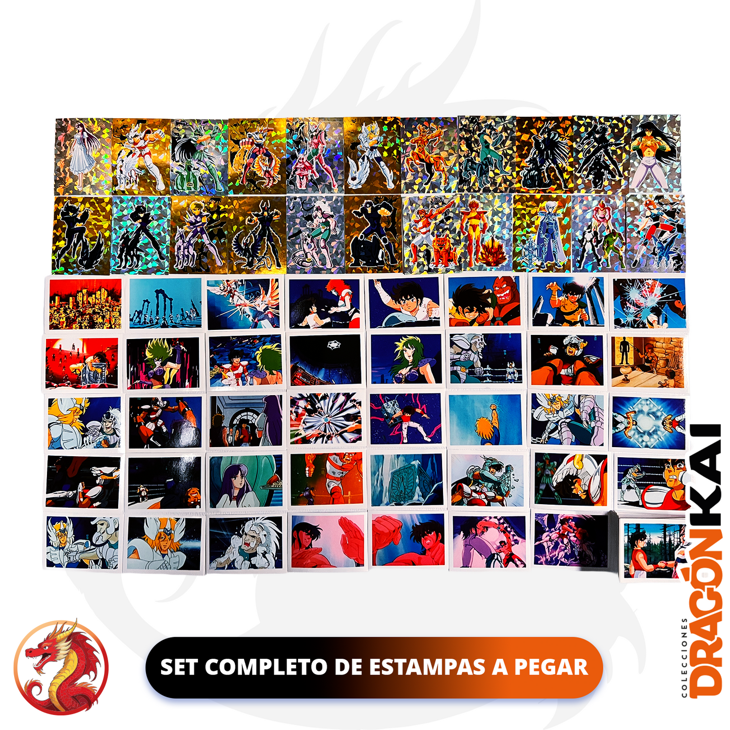 Álbum Caballeros del Zodiaco: Torneo Galáctico + Set completo a pegar