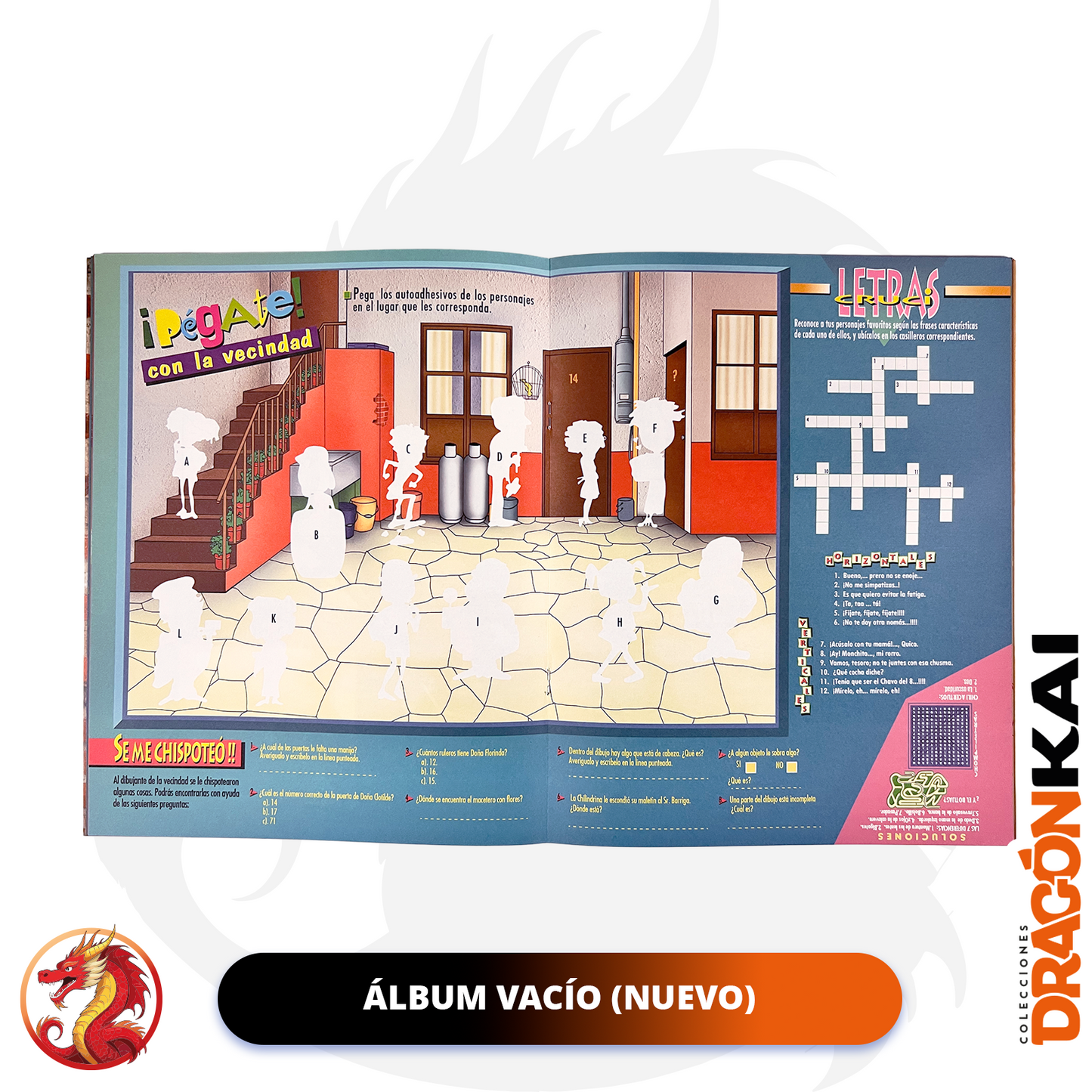 Álbum Chavo del 8 (Re. Navarrete) + Set completo a pegar