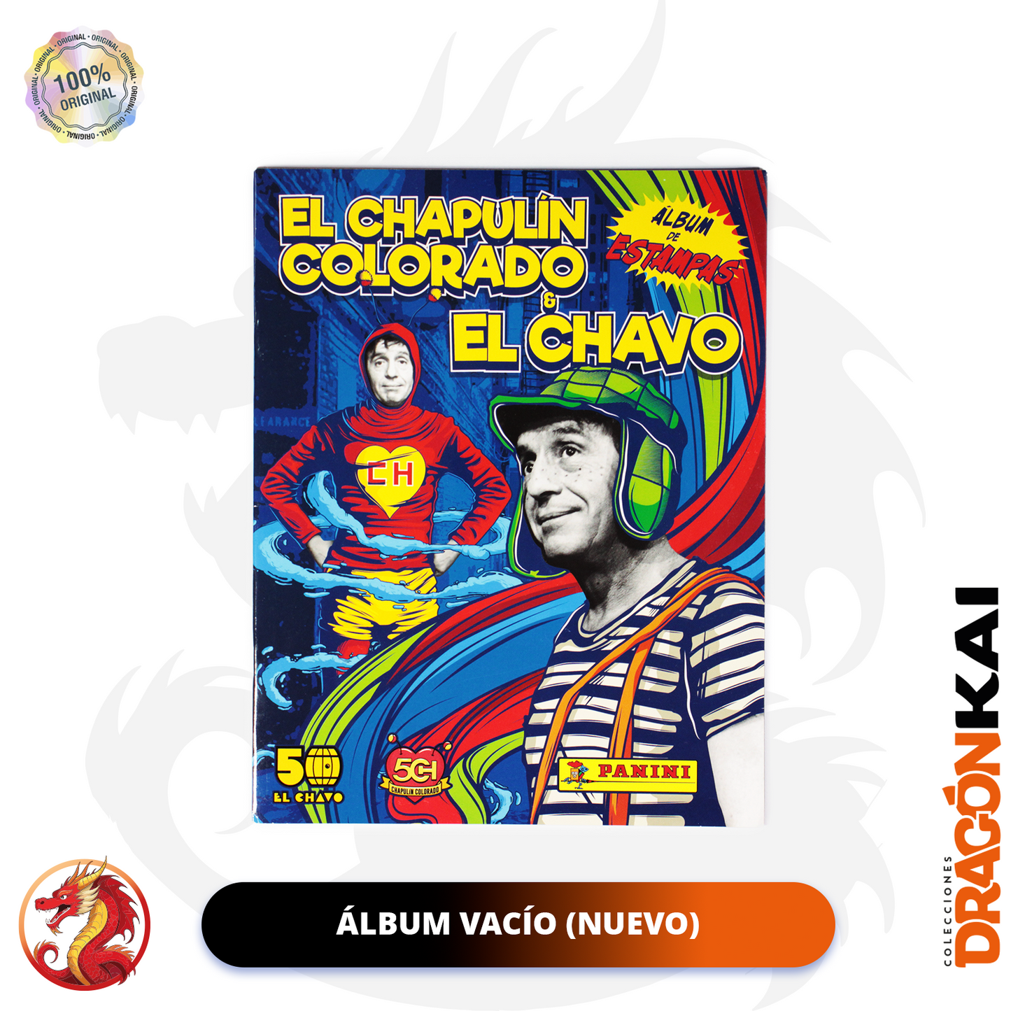 Álbum El Chapulín Colorado & El Chavo (Panini) + Set completo a pegar