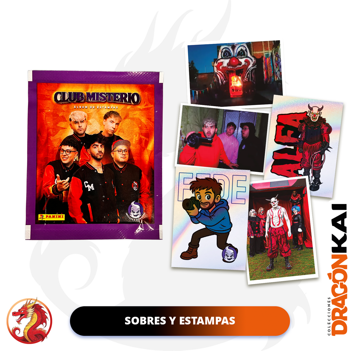 Colección Club Misterio. Caja de 50 sobres