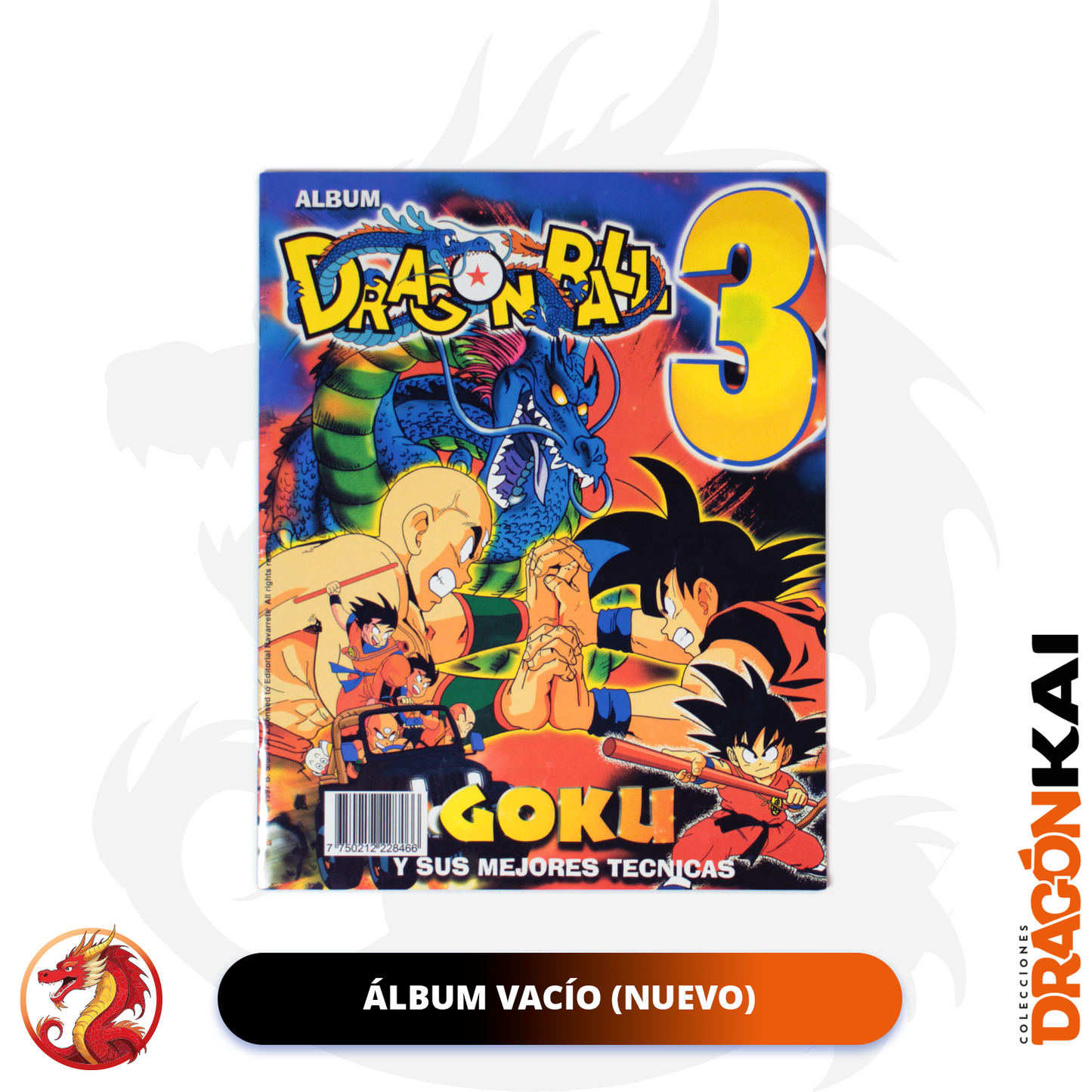 Álbum Dragon Ball 3 (Re. Navarrete) + set completo a pegar