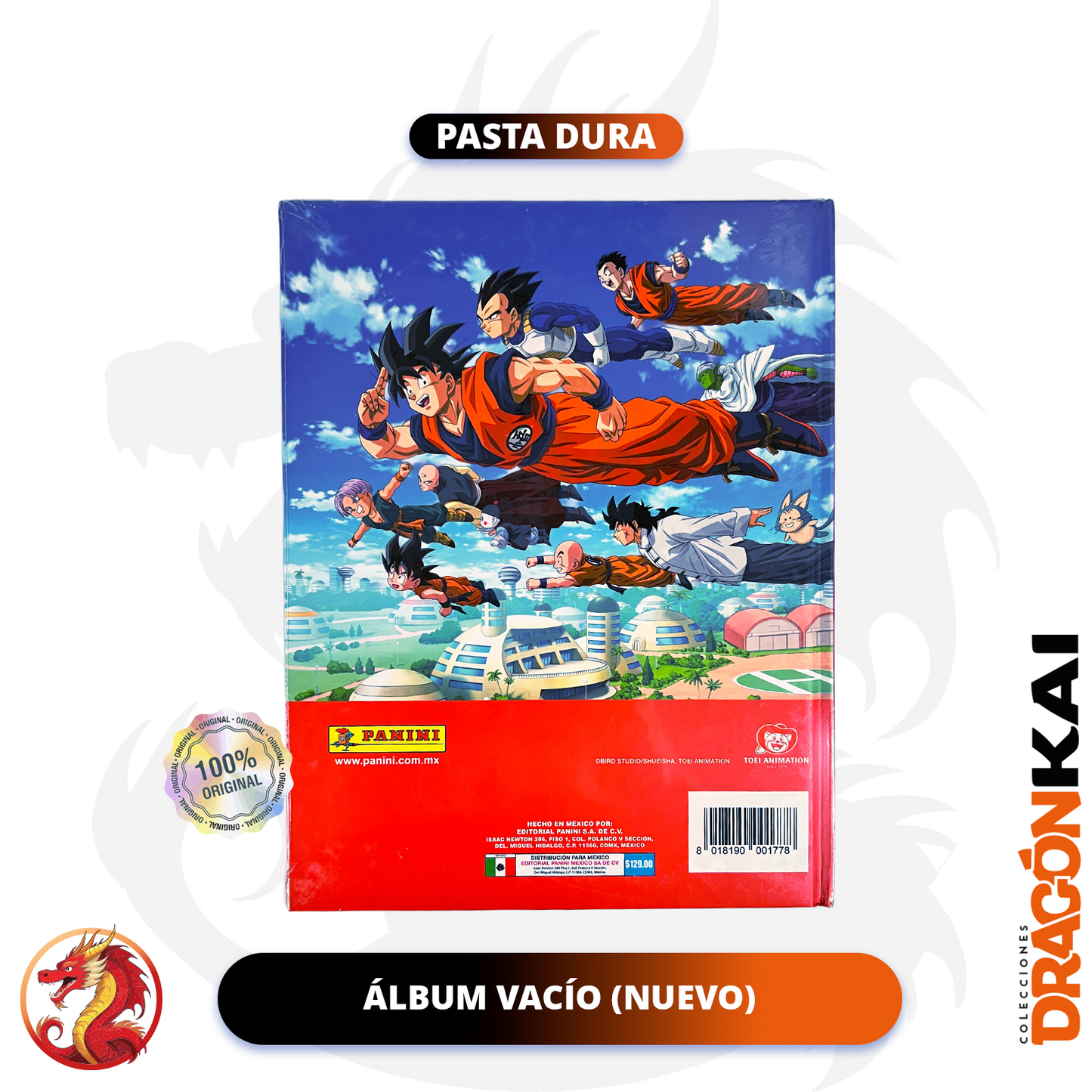 Álbum Pasta Dura Dragon Ball Super (Panini 2020)