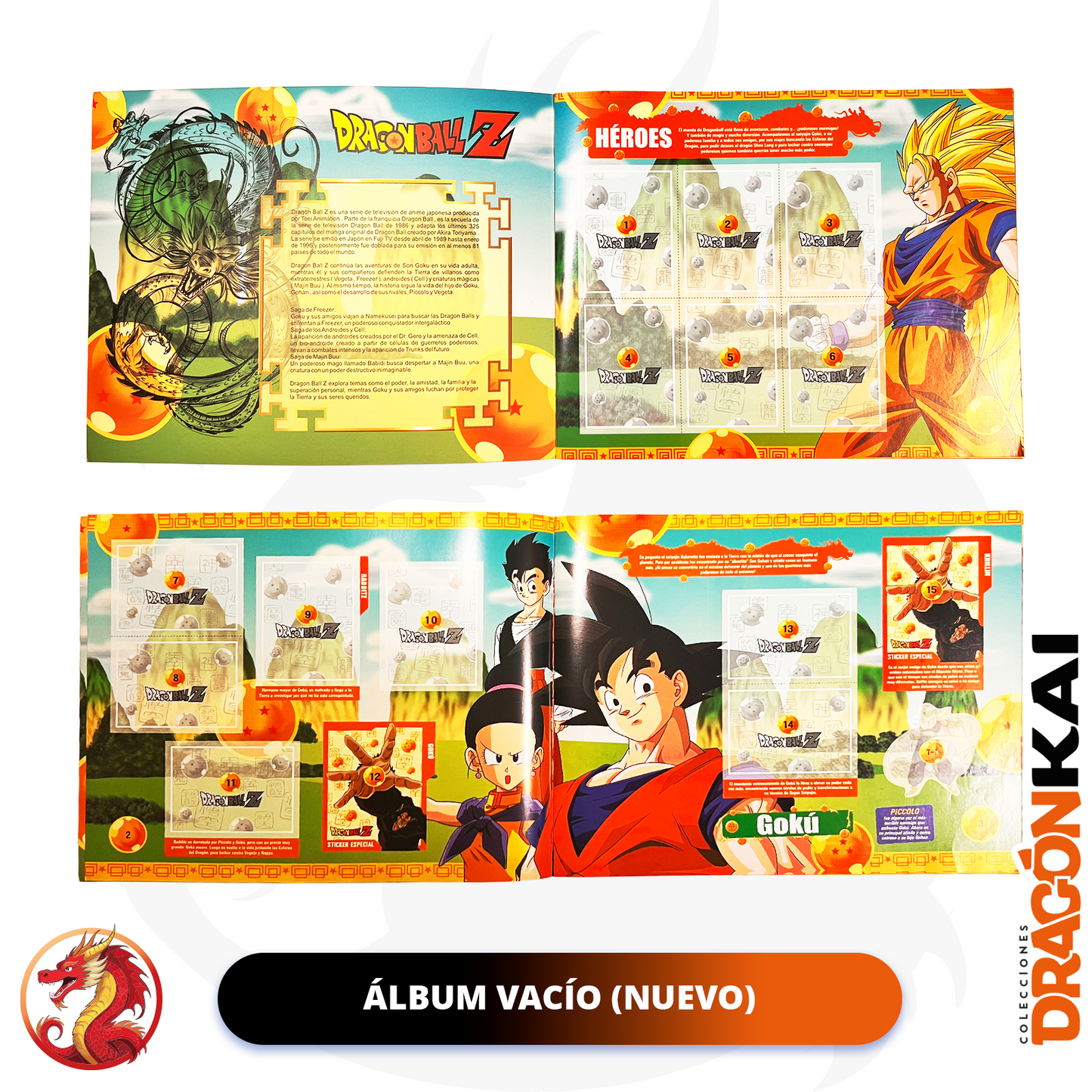 Álbum Dragon Ball Z (Re. Navarrete 2017) + Set completo a pegar