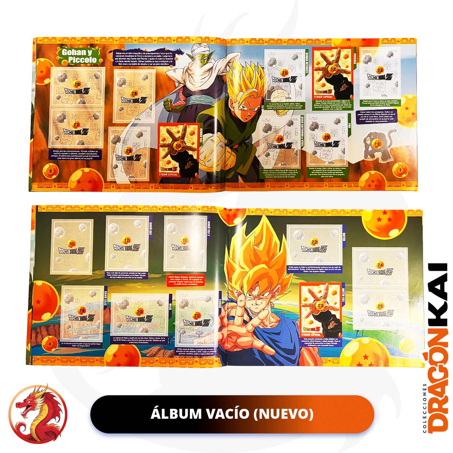 Álbum Dragon Ball Z (Re. Navarrete 2017) + Set completo a pegar