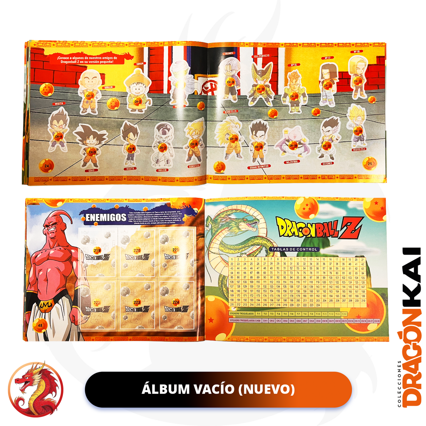 Álbum Dragon Ball Z (Re. Navarrete 2017) + Set completo a pegar