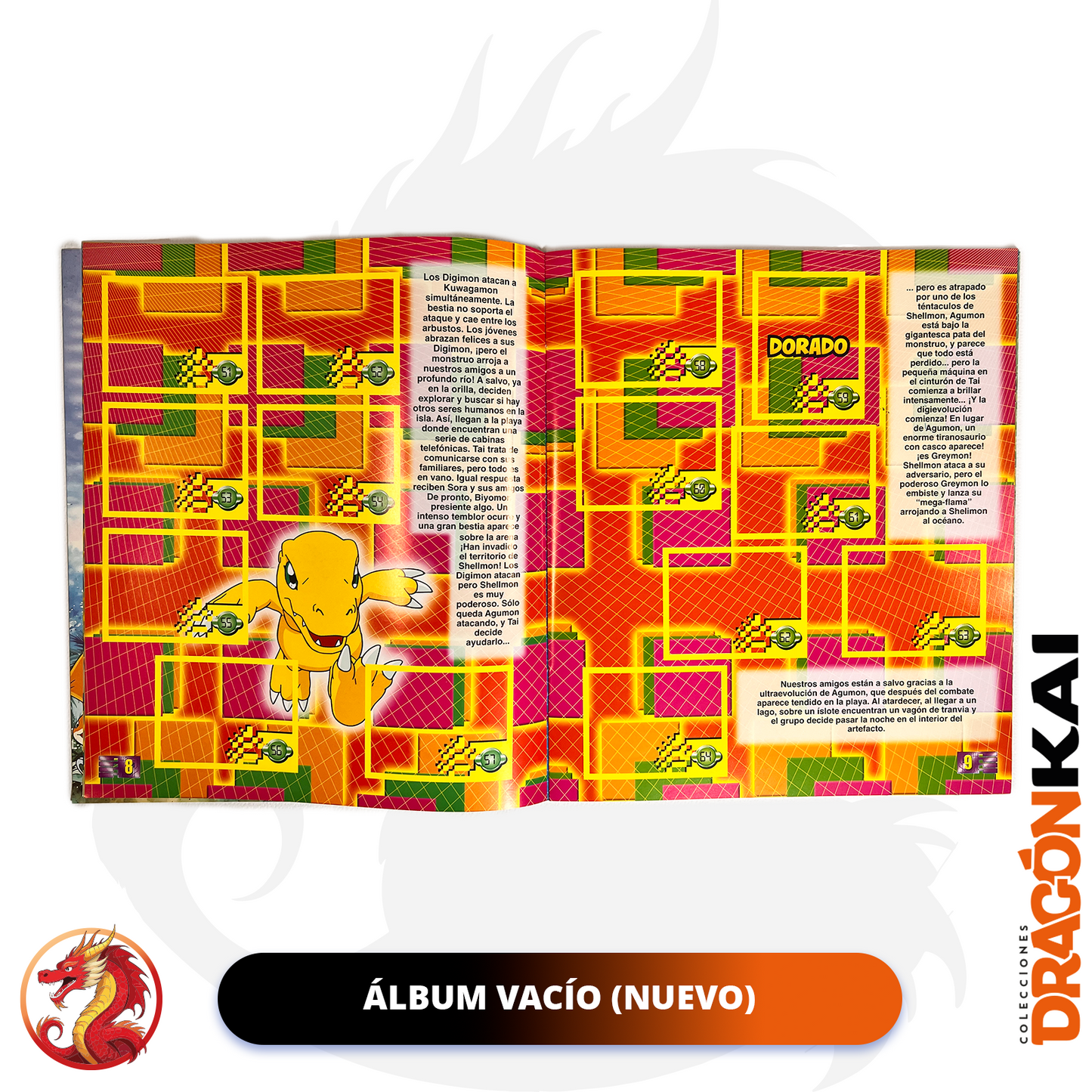 Álbum Digimon (Re. Navarrete) + Set completo a pegar