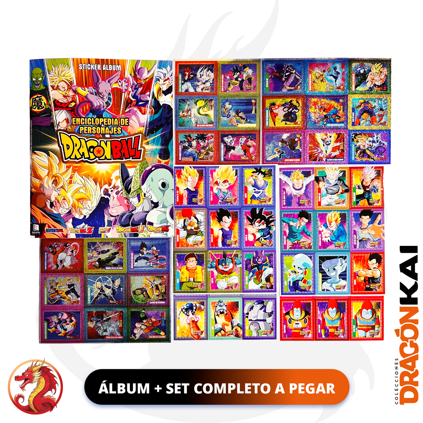 Album Enciclopedia Dragon Ball + Set completo a pegar