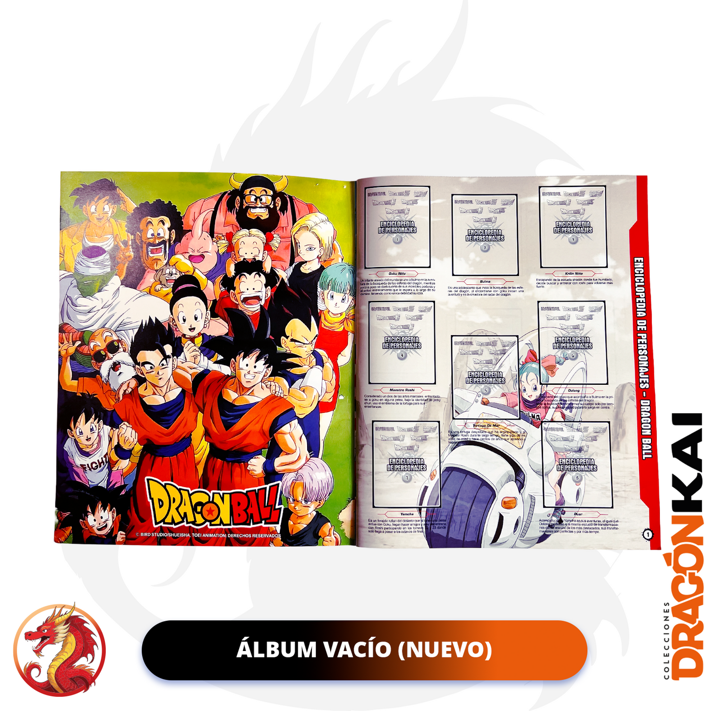Album Enciclopedia Dragon Ball + Set completo a pegar
