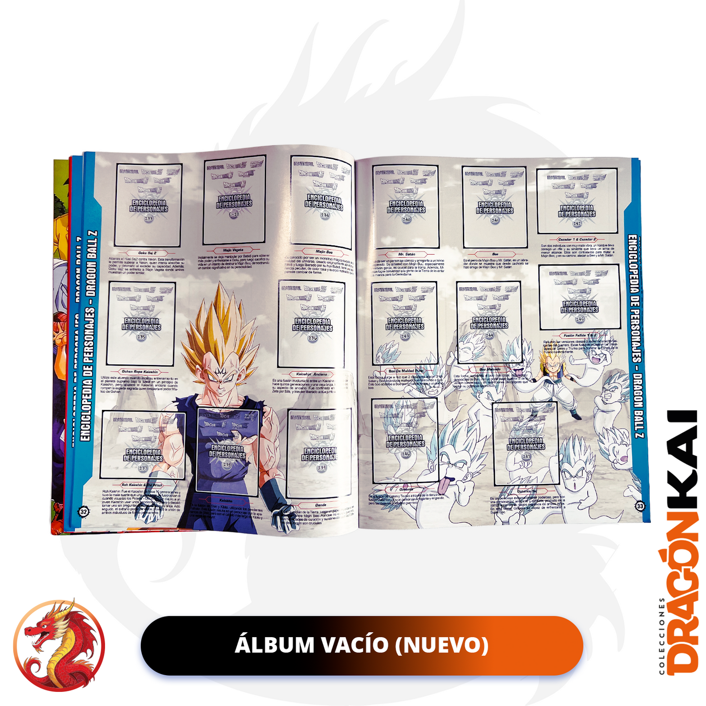 Album Enciclopedia Dragon Ball + Set completo a pegar