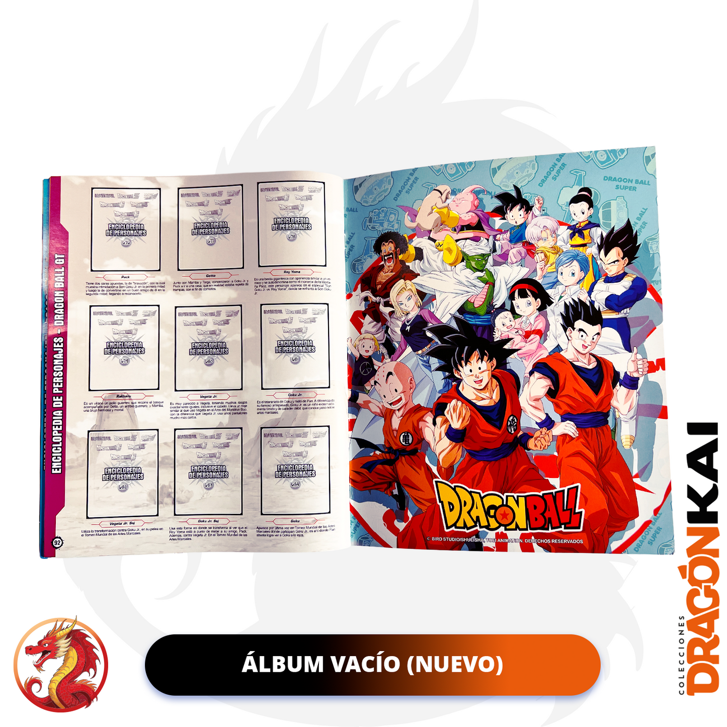 Album Enciclopedia Dragon Ball + Set completo a pegar