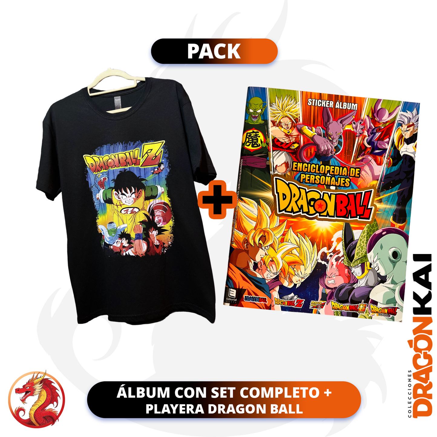 Pack: Enciclopedia Dragon Ball + Playera Dragon Ball Z| Portada 1997