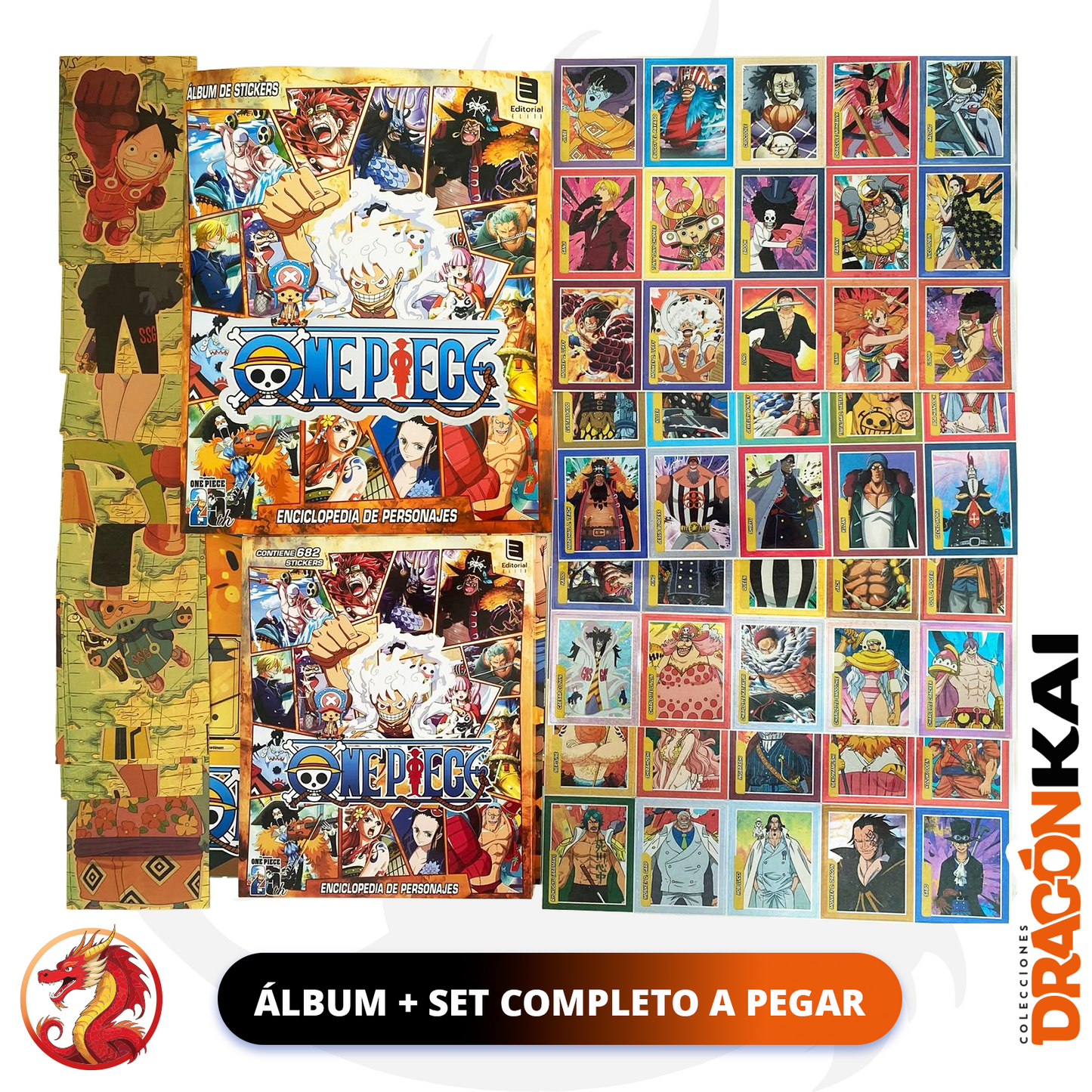 Álbum Enciclopedia One Piece - 25 Aniversario + Set completo a pegar