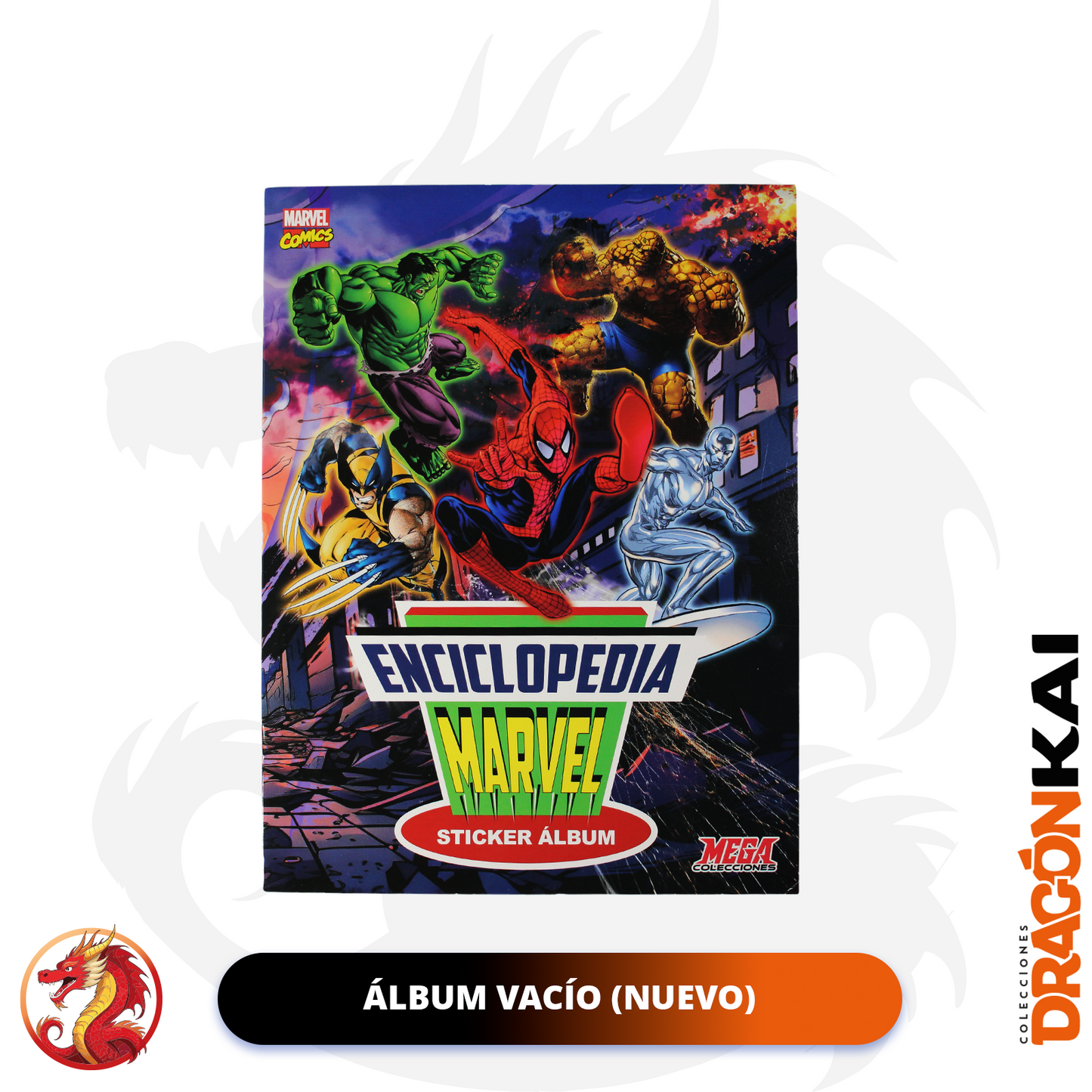 Álbum Enciclopedia Marvel + Set completo a pegar