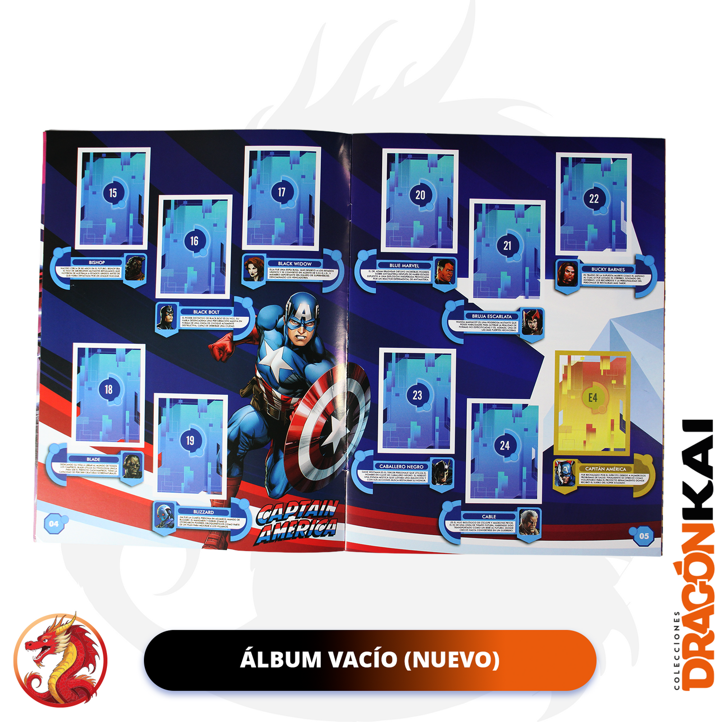 Álbum Enciclopedia Marvel + Set completo a pegar