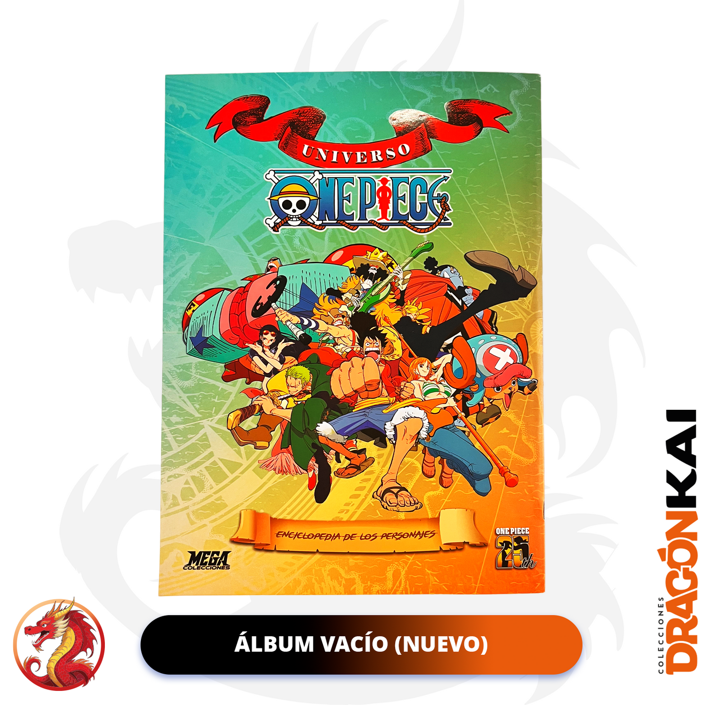 Álbum Enciclopedia Universe One Piece + Set completo a pegar