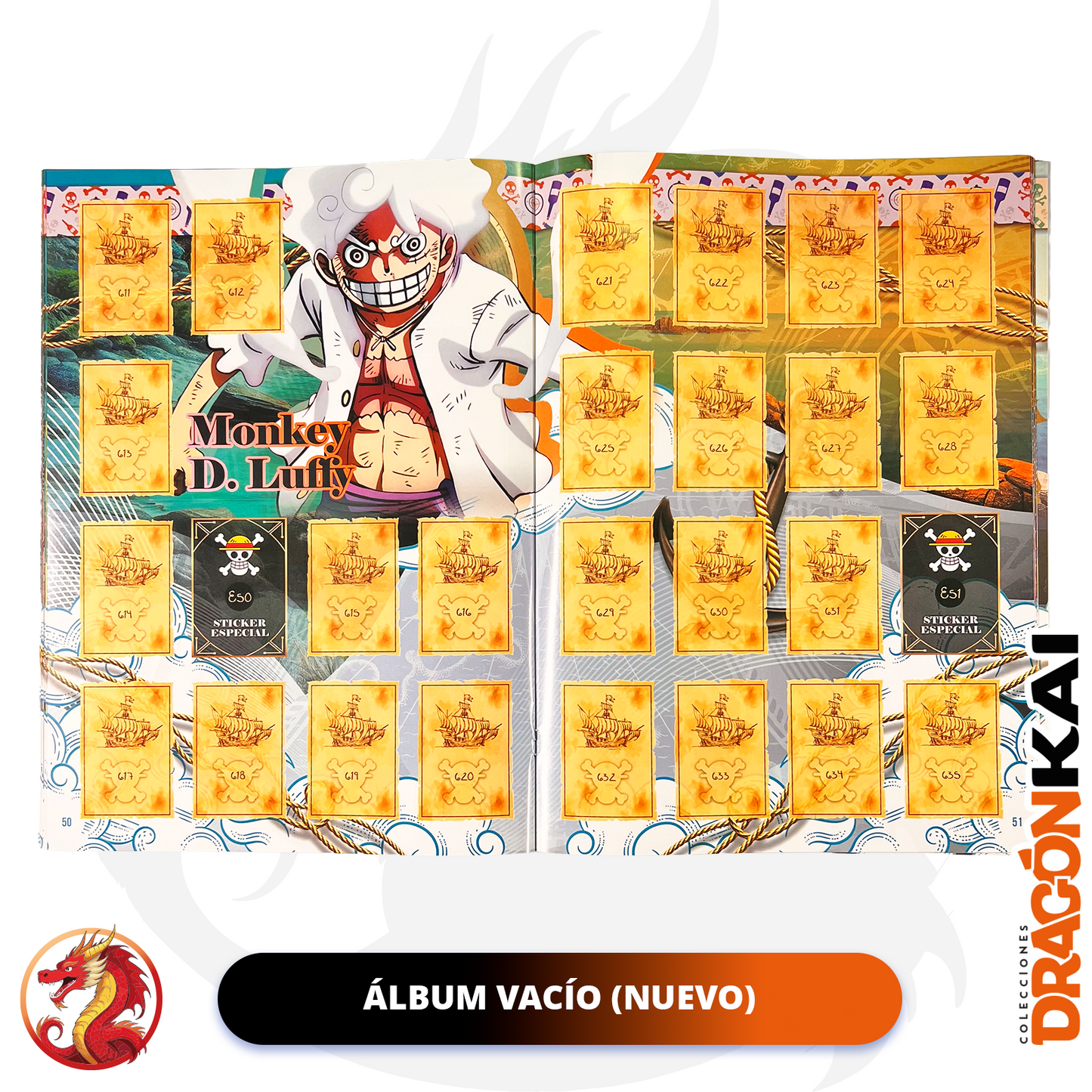 Álbum Enciclopedia Universe One Piece + Set completo a pegar
