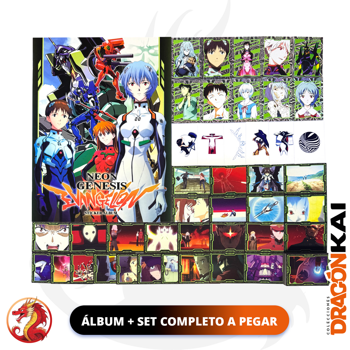 Álbum Evangelion + Set completo a pegar
