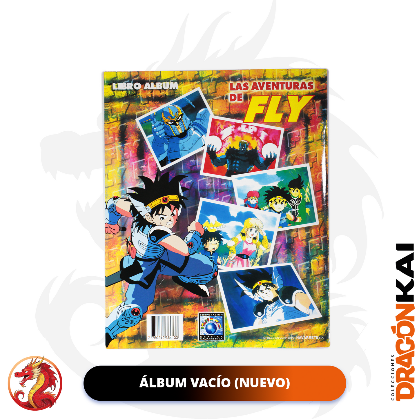 Álbum Las Aventuras de Fly (Re. Navarrete) + Set completo a pegar
