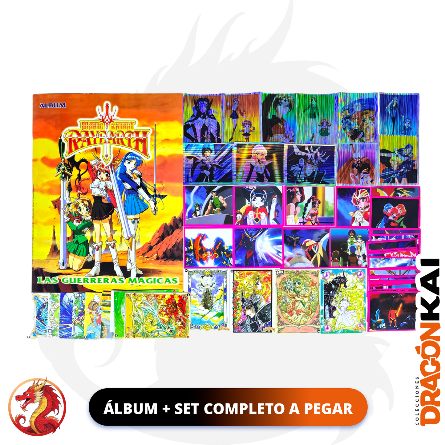 Álbum Guerreras Mágicas (Re. Navarrete) + Set completo a pegar