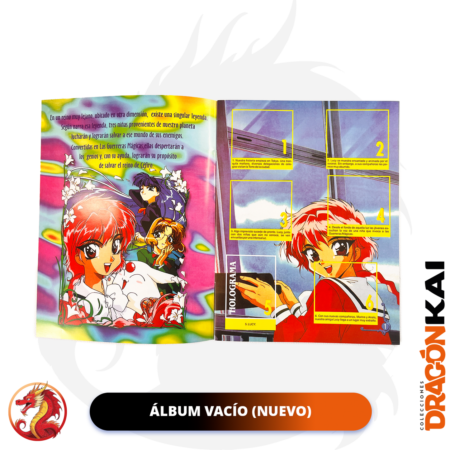 Álbum Guerreras Mágicas (Re. Navarrete) + Set completo a pegar