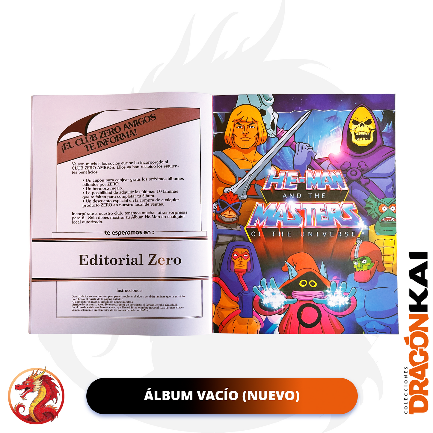 Álbum He-Man (Re. Salo) + Set completo a pegar