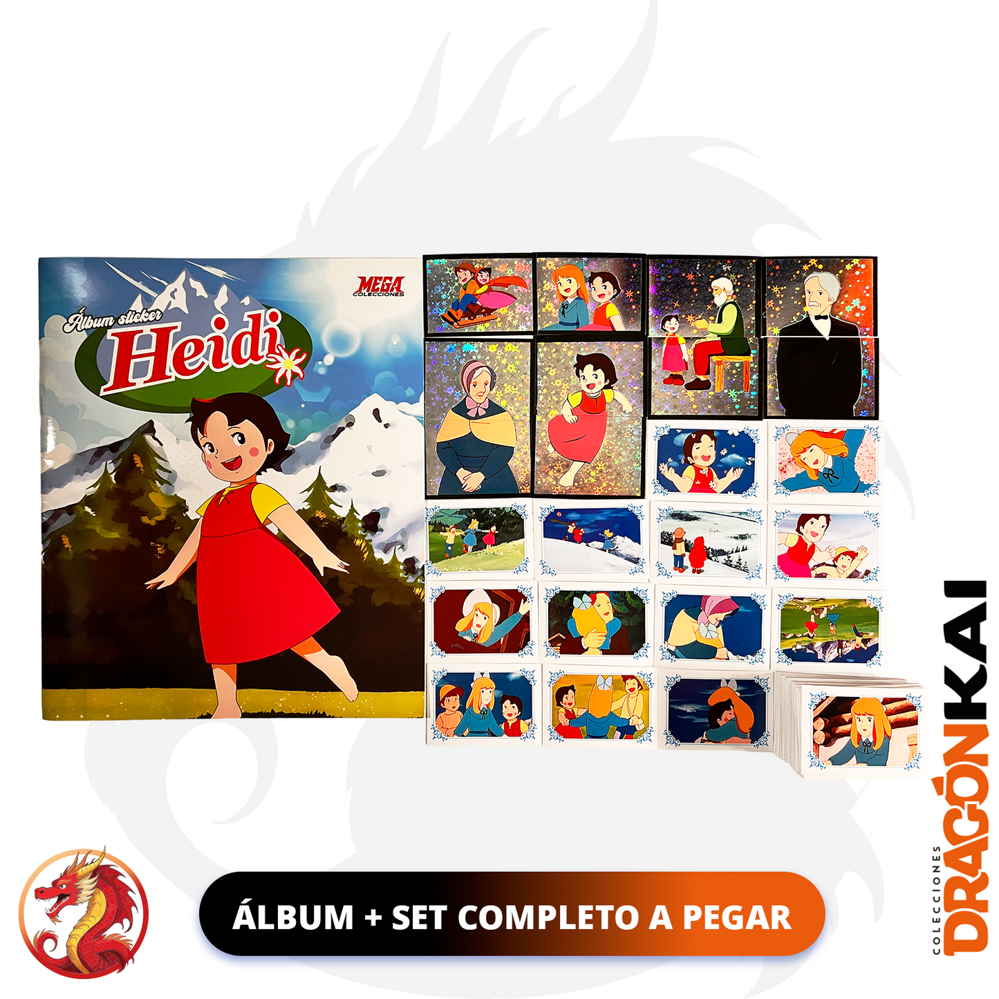 Álbum Heidi + Set completo a pegar