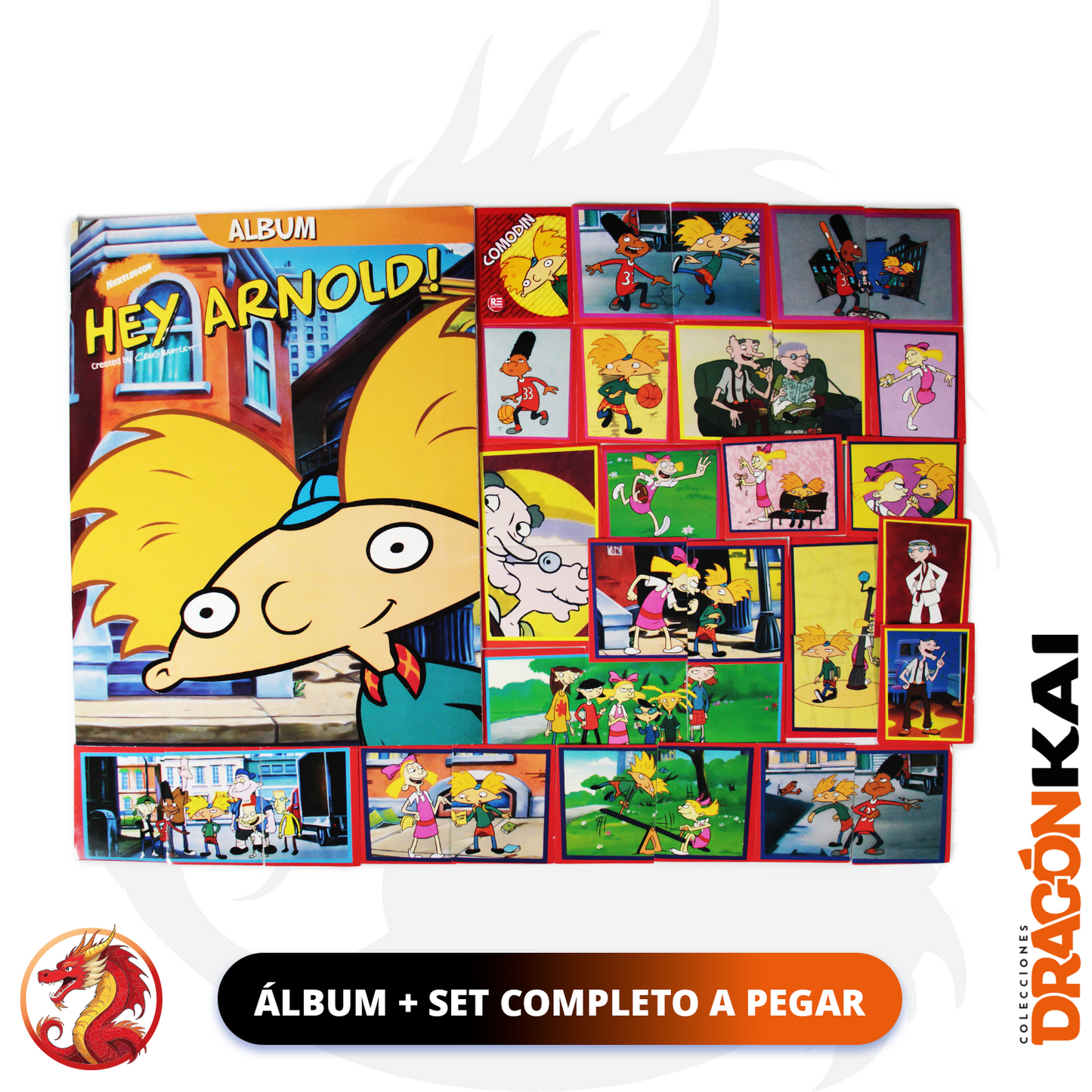 Álbum Hey Arnold (Re. Salo) + Set completo a pegar