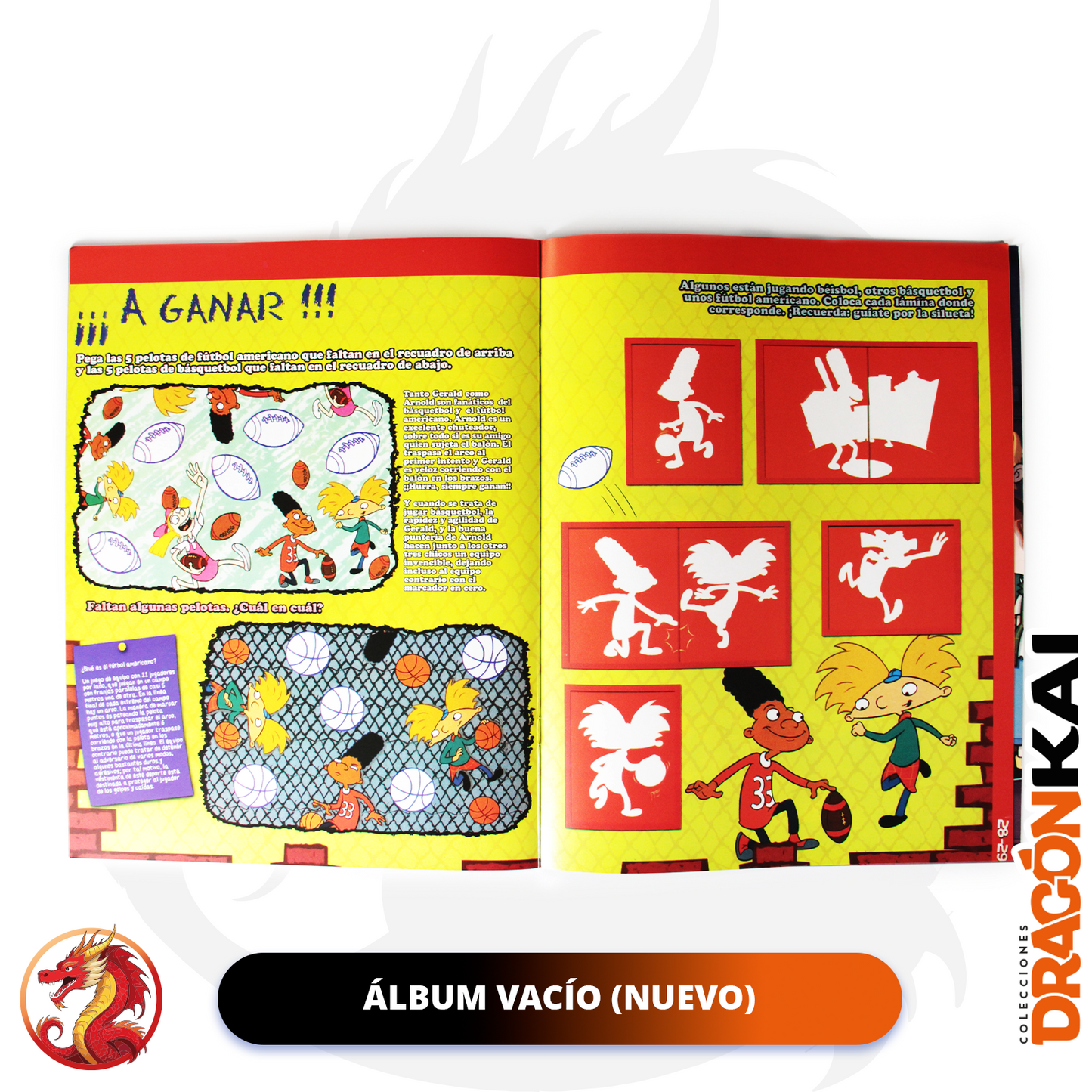 Álbum Hey Arnold (Re. Salo) + Set completo a pegar