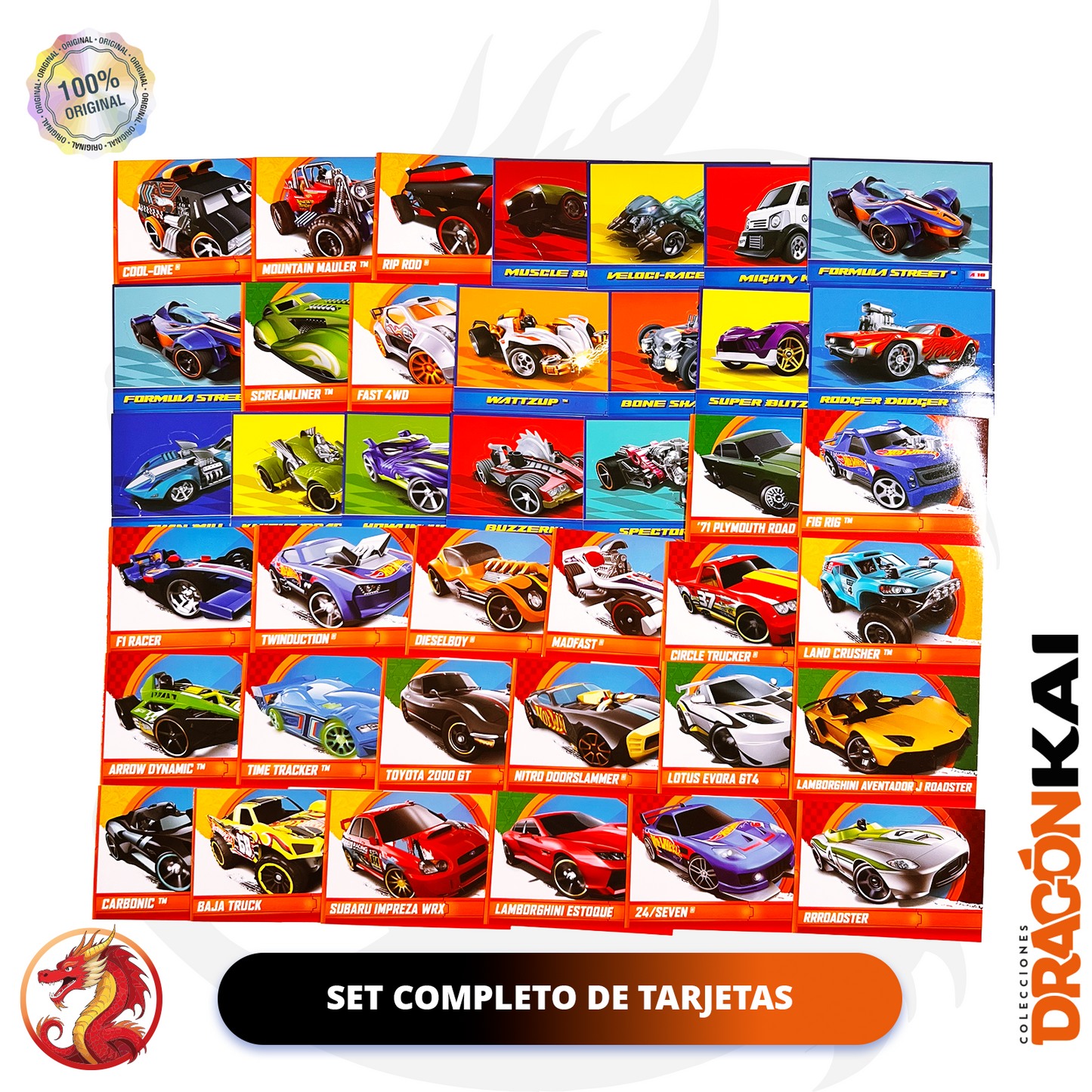 Álbum Hot Wheels (Editorial Berlín) + Set completo de estampas y tarjetas