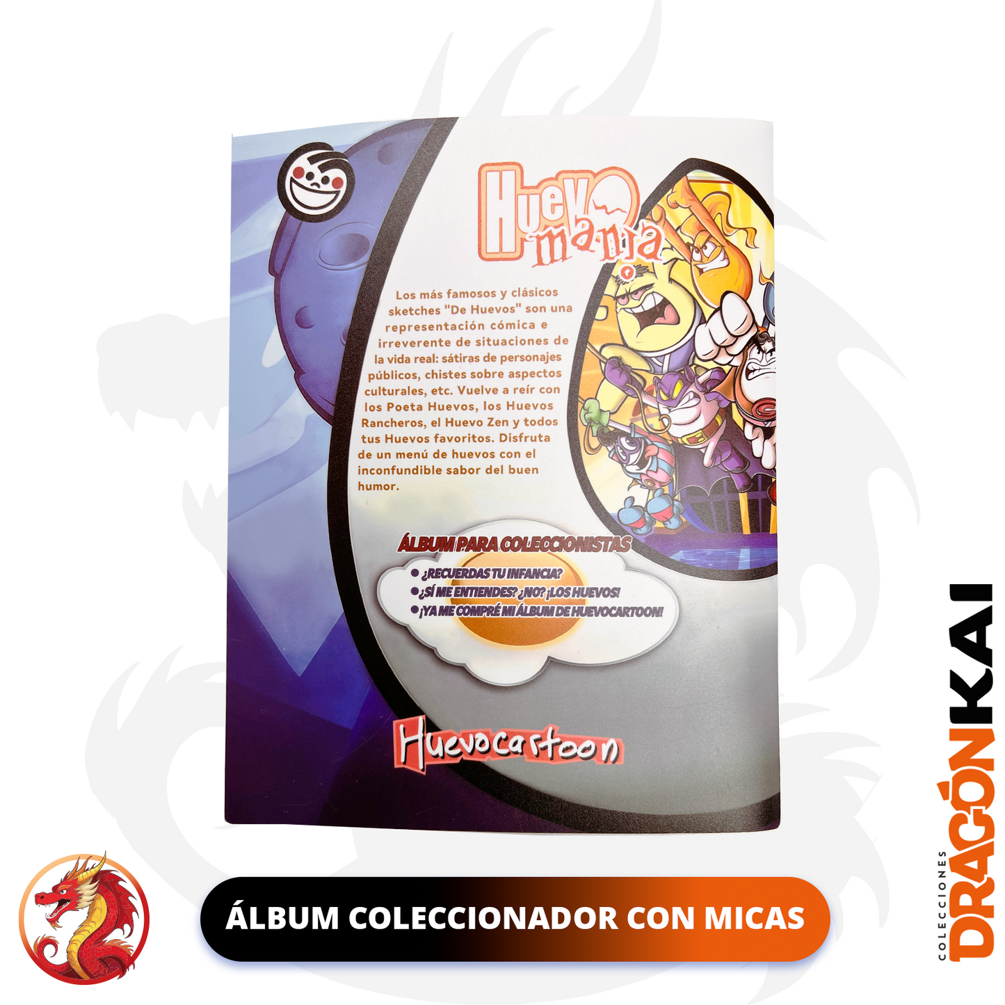 Colección de Stickers Huevo Cartoon (Sabritas y Doritos) + Álbum coleccionador