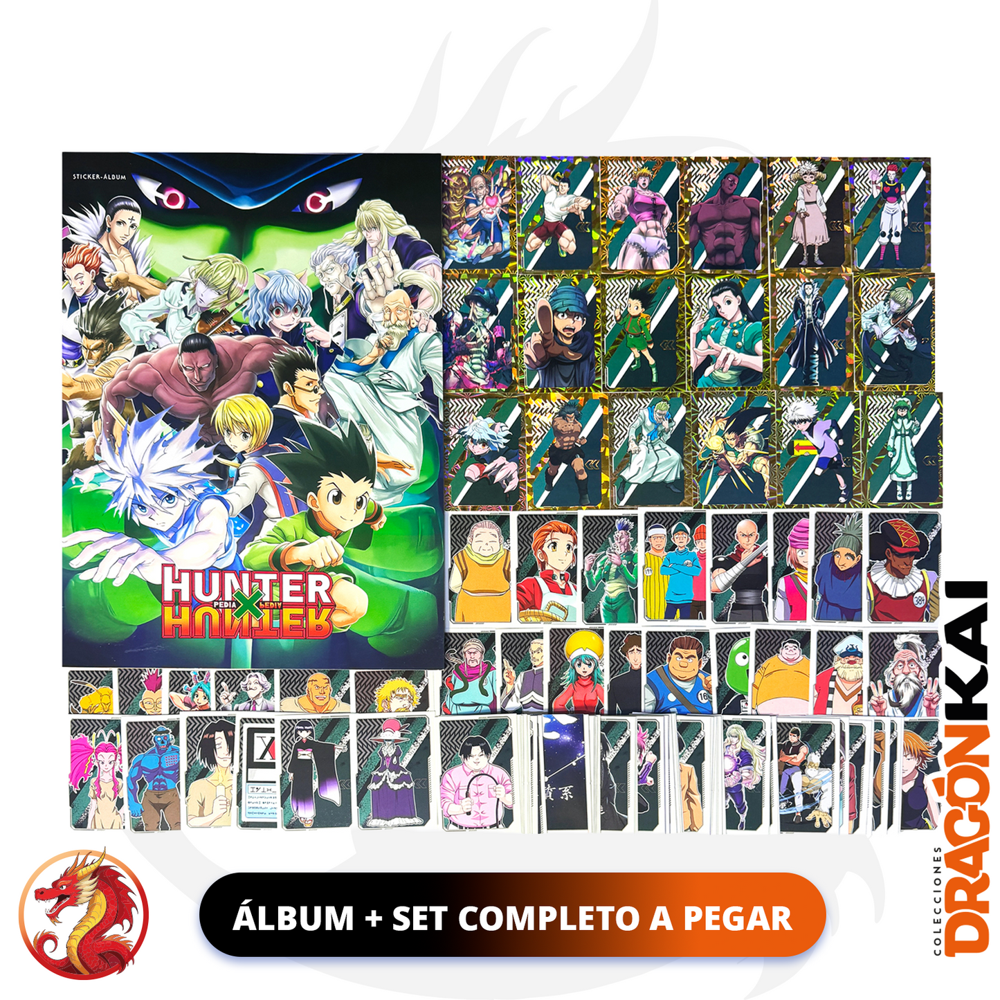 Álbum Enciclopedia Hunter x Hunter + Set completo a pegar