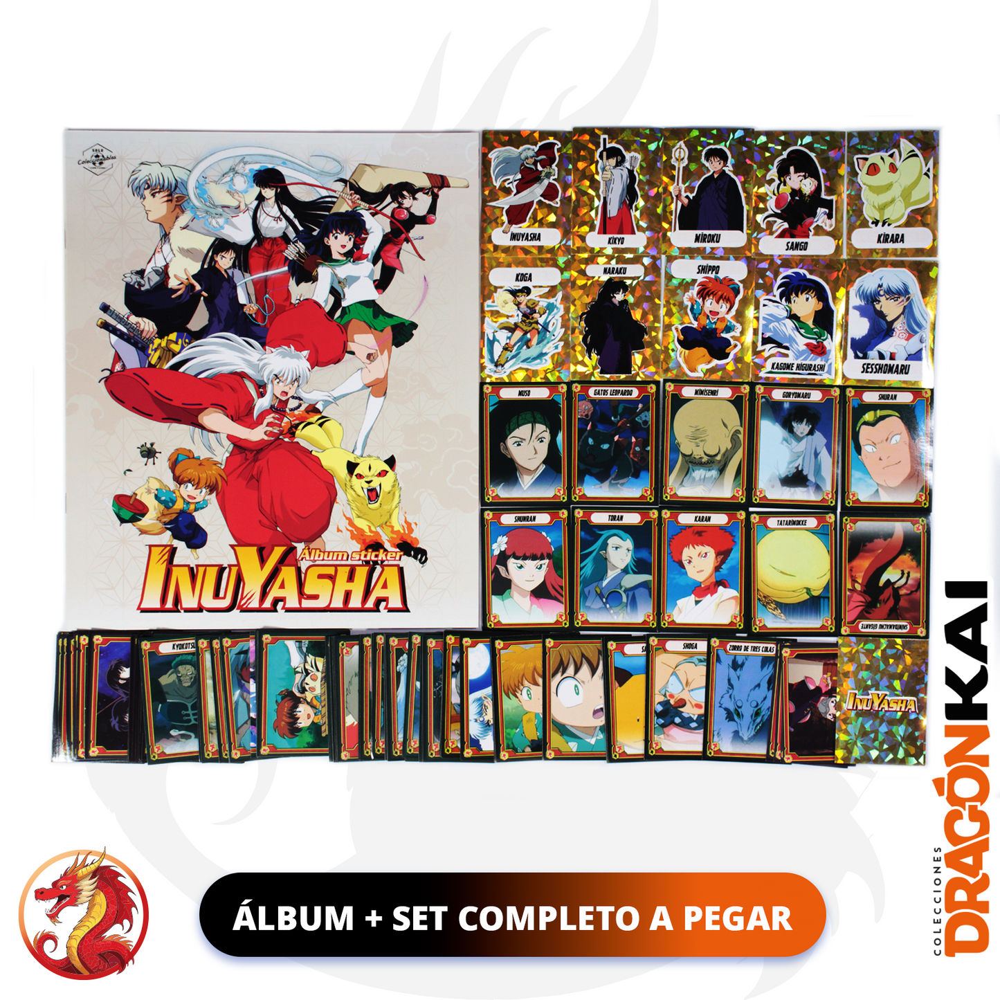 Álbum Enciclopedia Inuyasha + Set completo a pegar