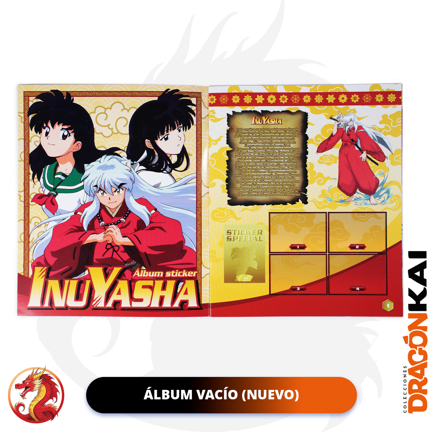 Álbum Enciclopedia Inuyasha + Set completo a pegar